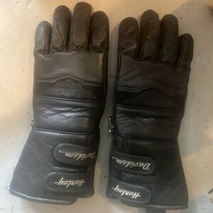 Harley-Davidson Black Leather Gloves
